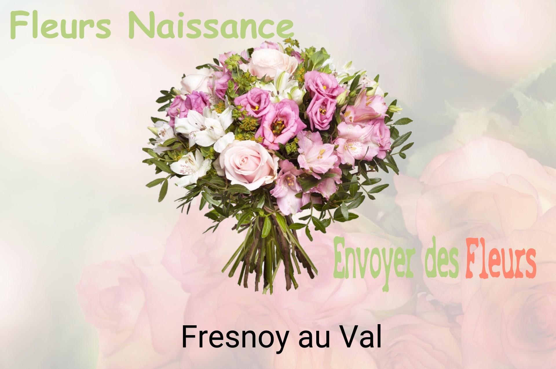Bouquet de fleurs de naissance livré à Fresnoy-au-Val