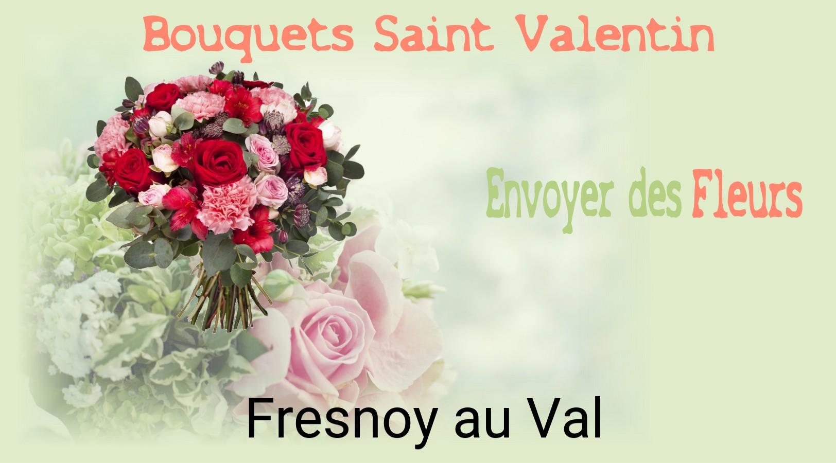 Roses de Saint-Valentin livrées à Fresnoy-au-Val